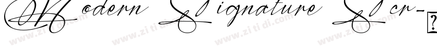 Modern Signature Scr字体转换